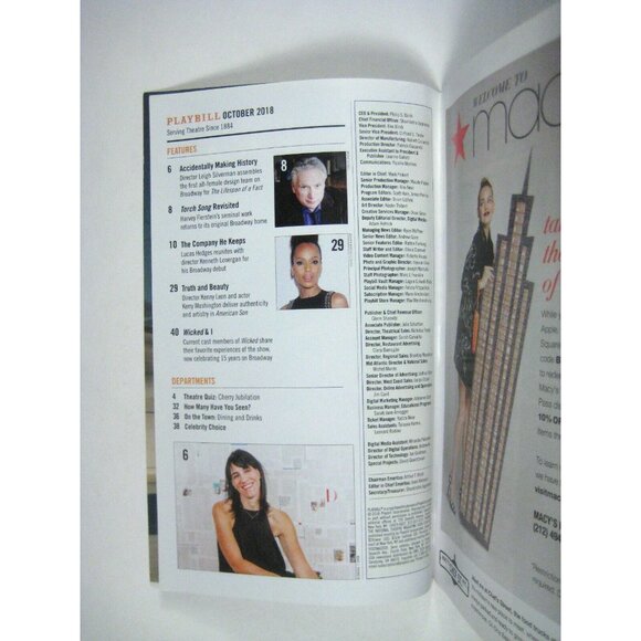 Lovely Sunday Creve Couer Playbill 2018 Annette O'Toole Tennesse Williams - Picture 5 of 6